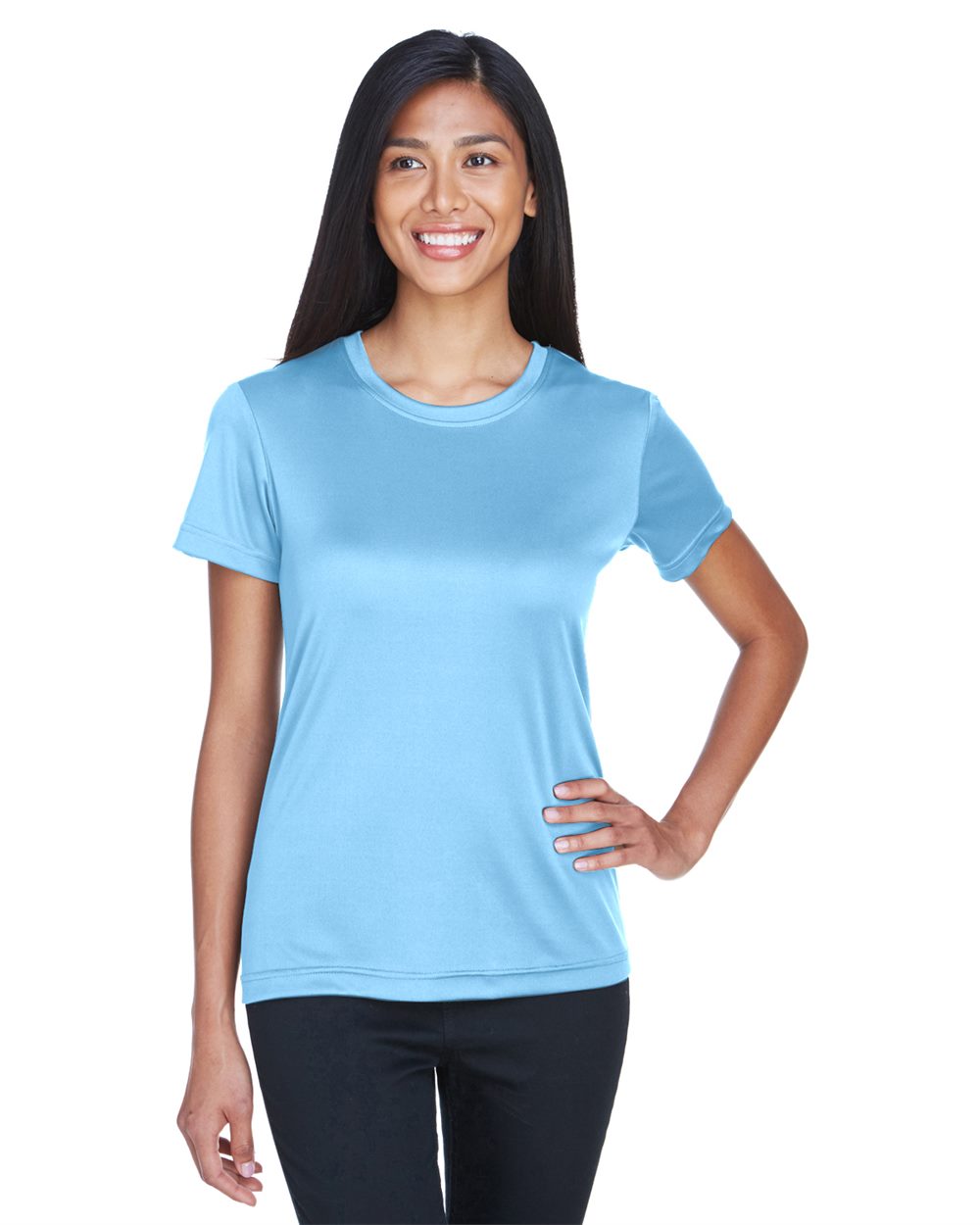 UltraClub 8420L-US UltraClub 8420L - Women's Cool & Dry Sport Performance Interlock T-shirt pour impression personnalisée à Montréal