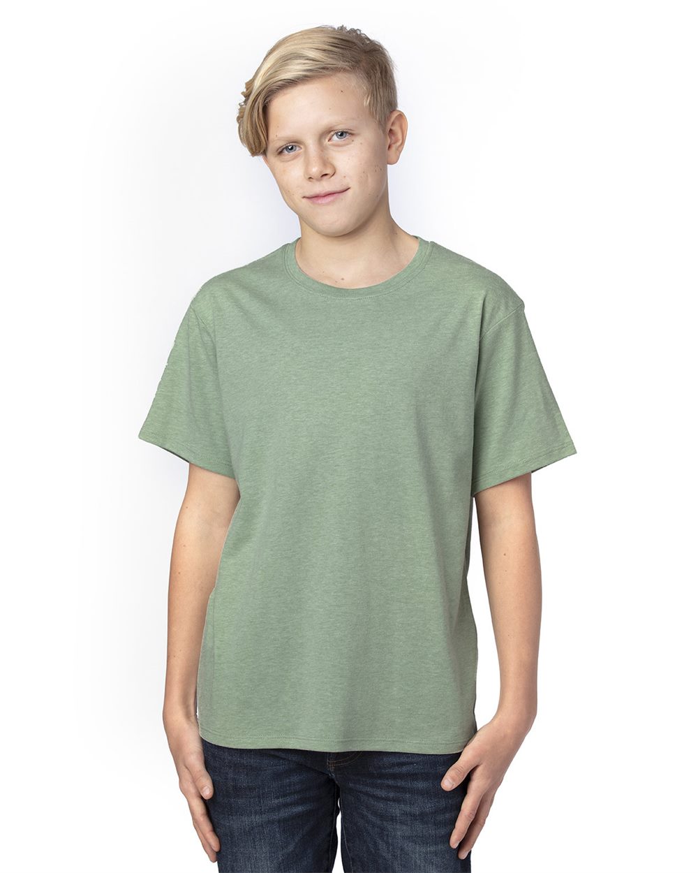 Threadfast Apparel 600A-US Threadfast Apparel 600A - Youth Ultimate CVC T-Shirt pour impression personnalisée à Montréal
