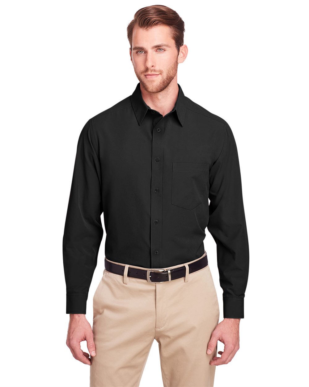 UltraClub UC500-US UltraClub UC500 - Men's Bradley Performance Woven Shirt for custom printing in Montreal