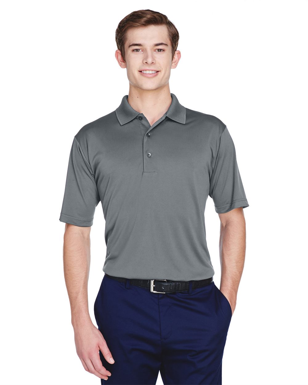 UltraClub 8610-US-1 UltraClub 8610 - Men's Cool & Dry 8-Star Elite Performance Interlock Polo for custom printing in Montreal