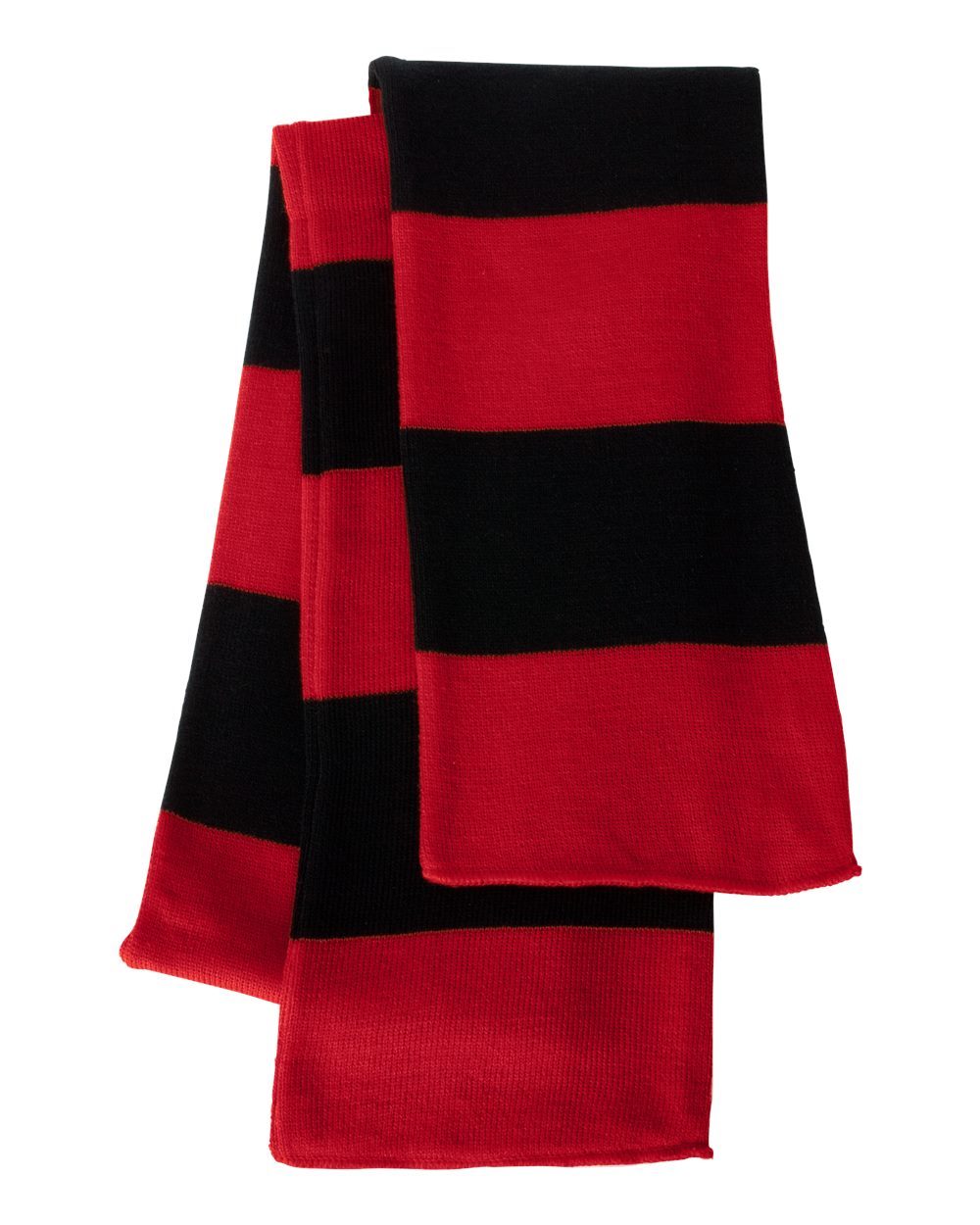 Sportsman SP02-US Sportsman SP02 - Rugby Striped Knit Scarf for custom printing in Montreal