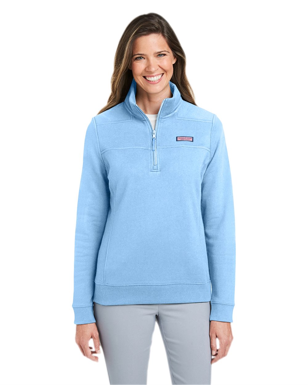 vineyard vines K002795-US vineyard vines K002795 - Women’s Collegiate Shep Quarter-Zip Sweatshirt for custom printing in Montreal