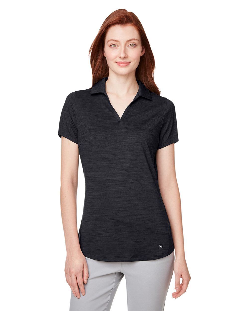 Puma Golf 597695-US Puma Golf 597695 - Women's Cloudspun Free V-neck Polo for custom printing in Montreal