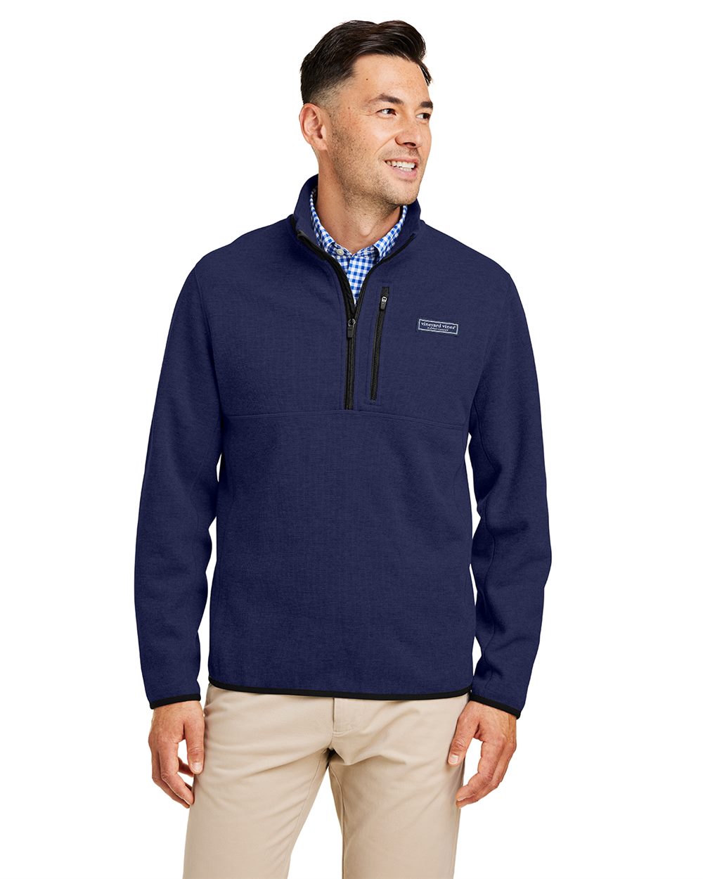 vineyard vines K004694-US vineyard vines K004694 - Men's Mountain Sweaterfleece Quarter-Zip Pullover for custom printing in Montreal