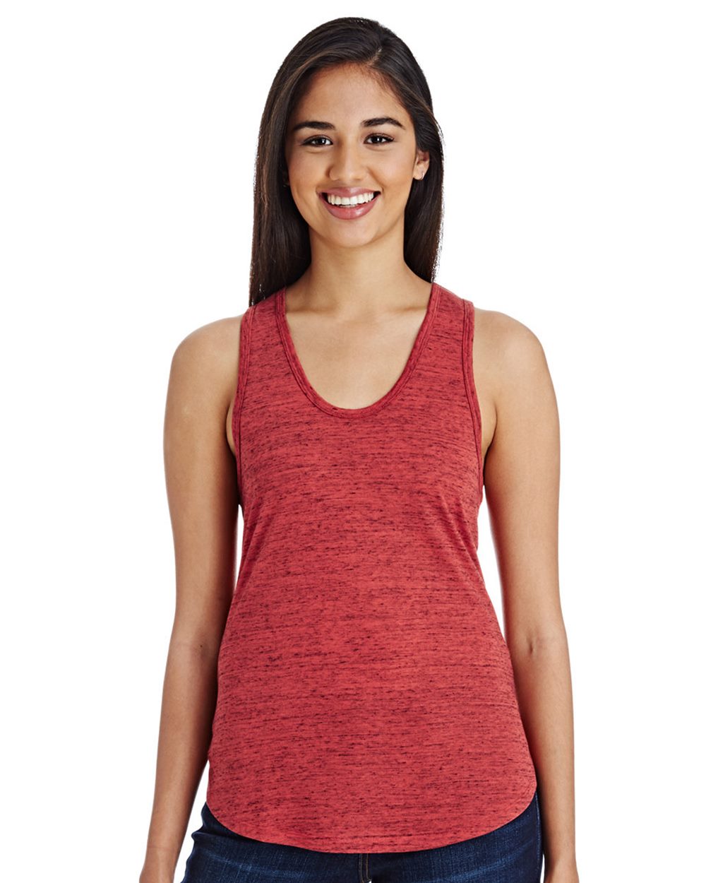 Threadfast Apparel 204LT-US Threadfast Apparel 204LT - Women's Blizzard Jersey Racer Tank Top pour impression personnalisée à Montréal