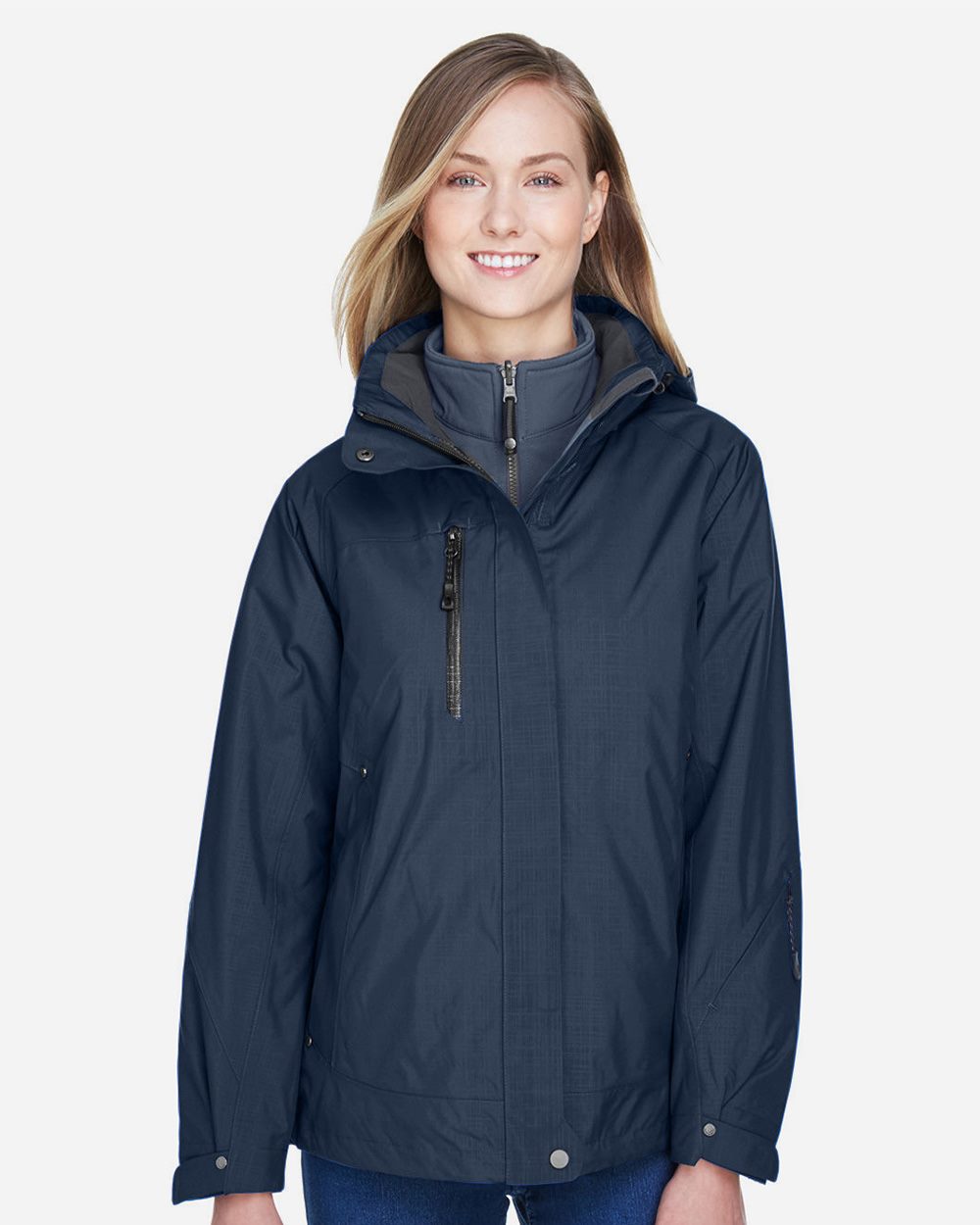 North End 78178-US North End 78178 - Women's Caprice 3-in-1 Jacket with Soft Shell Liner for custom printing in Montreal