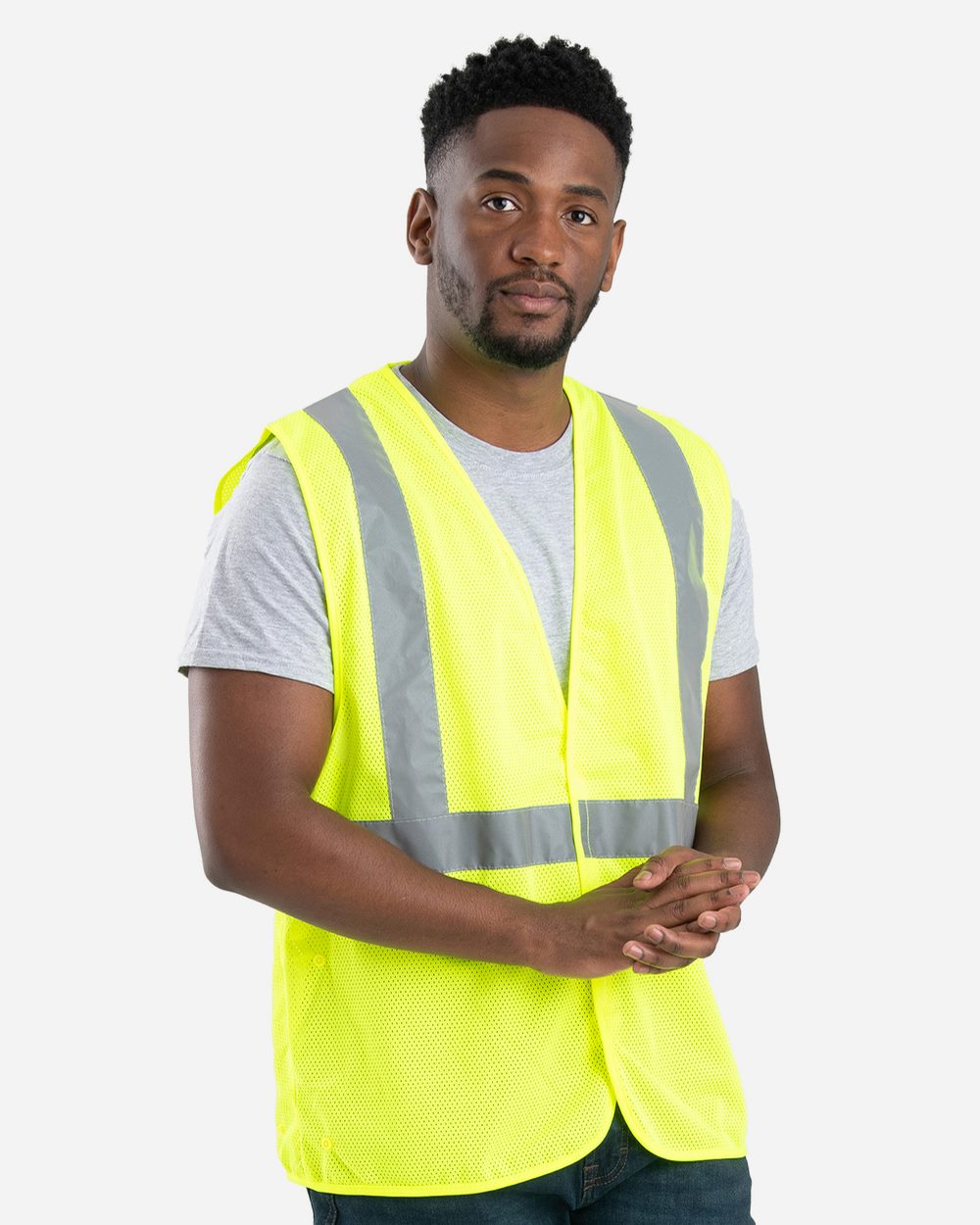 Berne Apparel HVV042-US Berne Apparel HVV042 - Unisex Hi-Vis Class 2 Economy Vest pour impression personnalisée à Montréal
