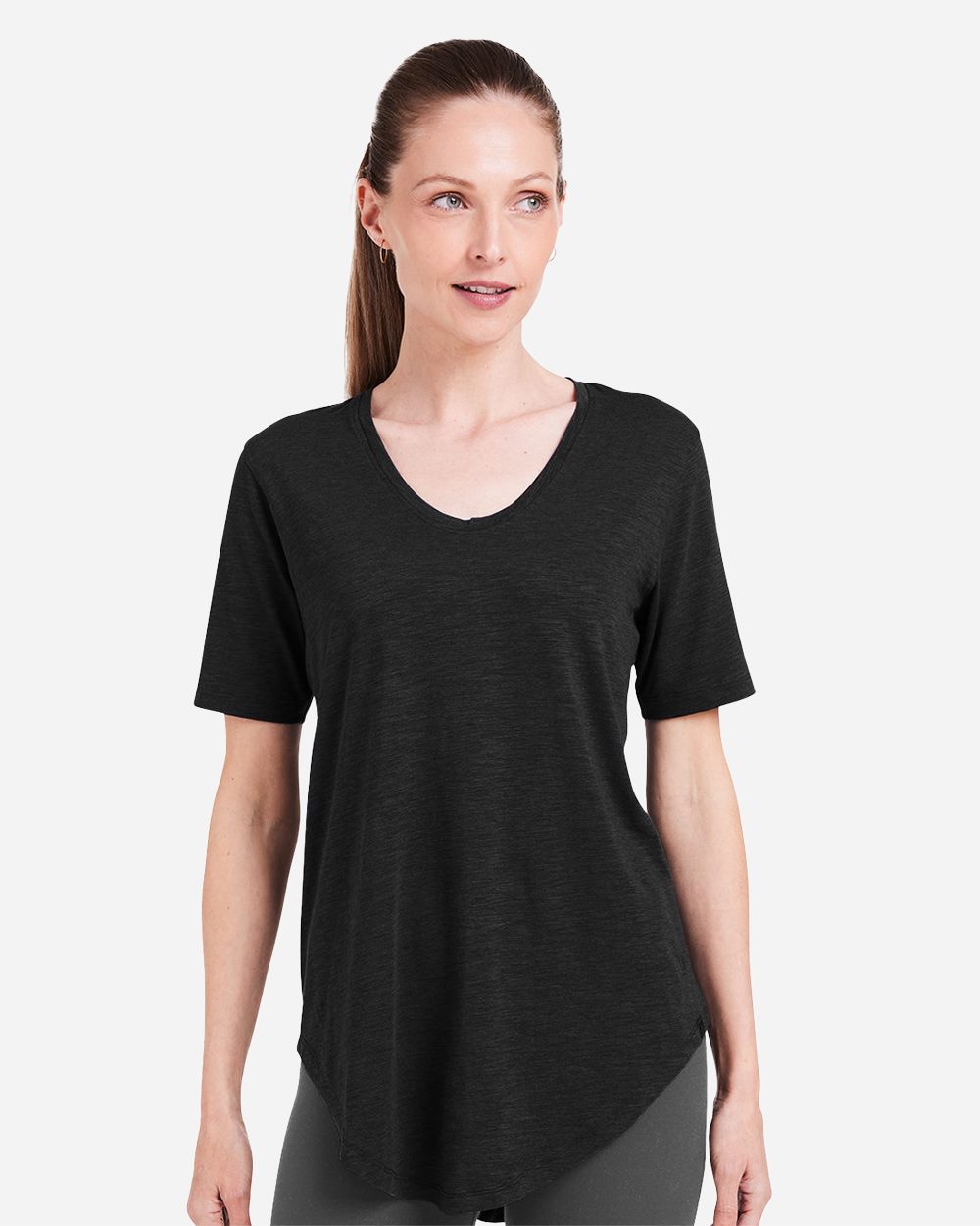 TASC Performance Inc TW668S-US TASC Performance Inc TW668S - Women's Longline T-Shirt pour impression personnalisée à Montréal