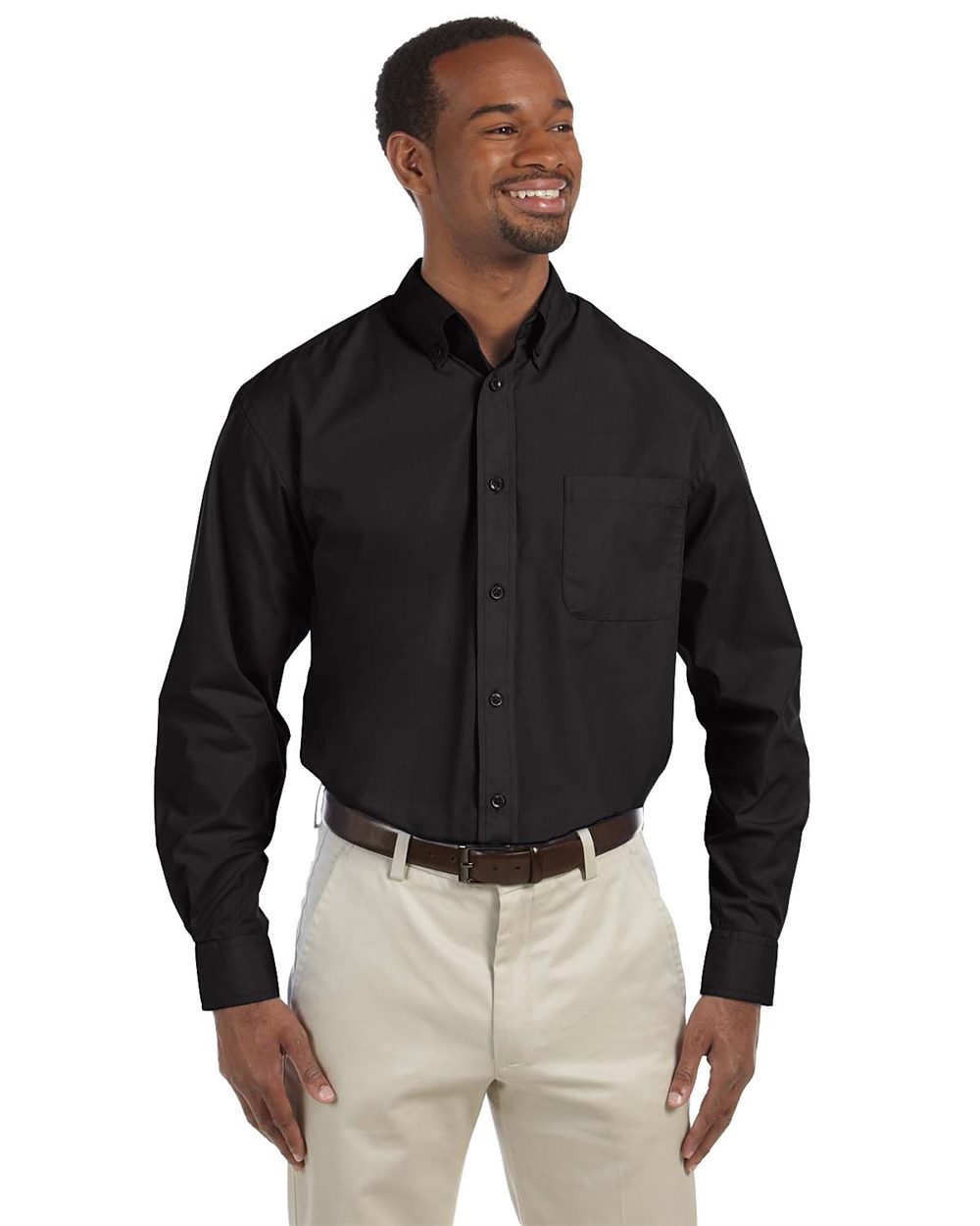 Harriton M510-US Harriton M510 - Men's Essential Poplin for custom printing in Montreal