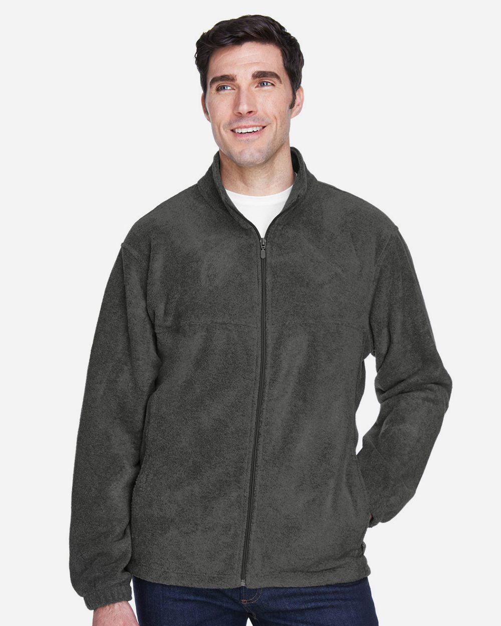 Harriton M990T-US Harriton M990T - Men's Tall Full-Zip Fleece for custom printing in Montreal