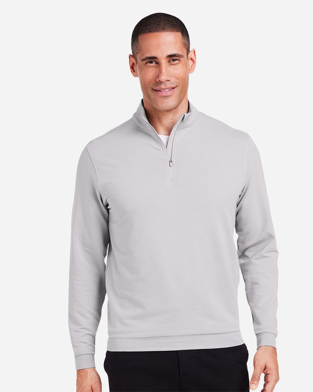 TASC Performance Inc TM616-US TASC Performance Inc TM616 - Men's Cloud French Terry Quarter-Zip Pullover pour impression personnalisée à Montréal