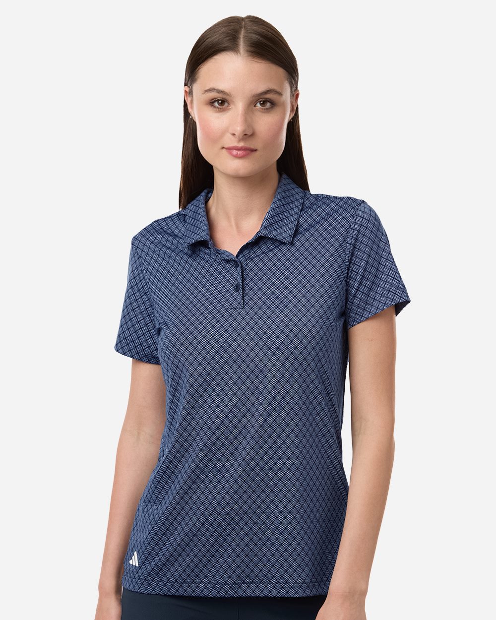 Adidas A717-US Adidas A717 - Women's 4-Way Stretch Printed Polo for custom printing in Montreal