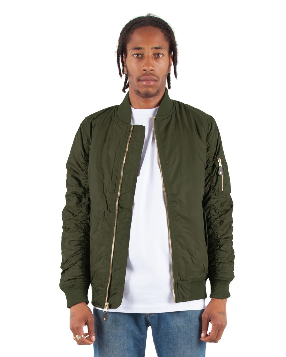 Shaka Wear SHBJ-US Shaka Wear SHBJ - Unisex Bomber Jacket pour impression personnalisée à Montréal