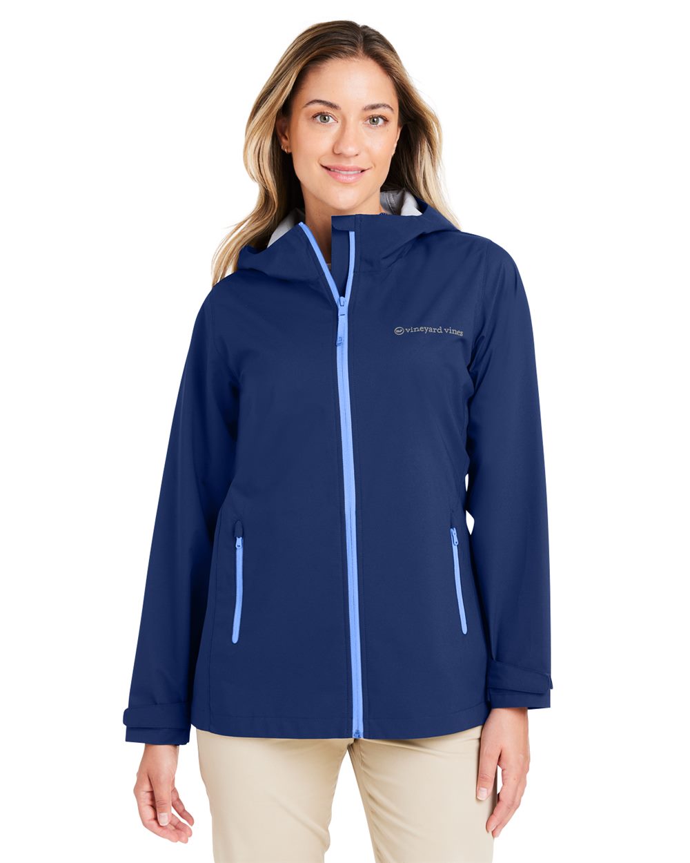 vineyard vines O001805-US vineyard vines O001805 - Women's Rain Shell Jacket for custom printing in Montreal