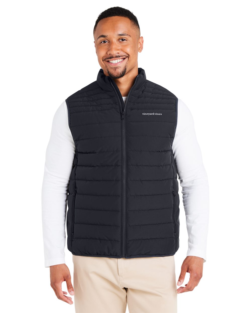 vineyard vines O001808-US vineyard vines O001808 - Men's Mountain Weekend Puffer Vest pour impression personnalisée à Montréal