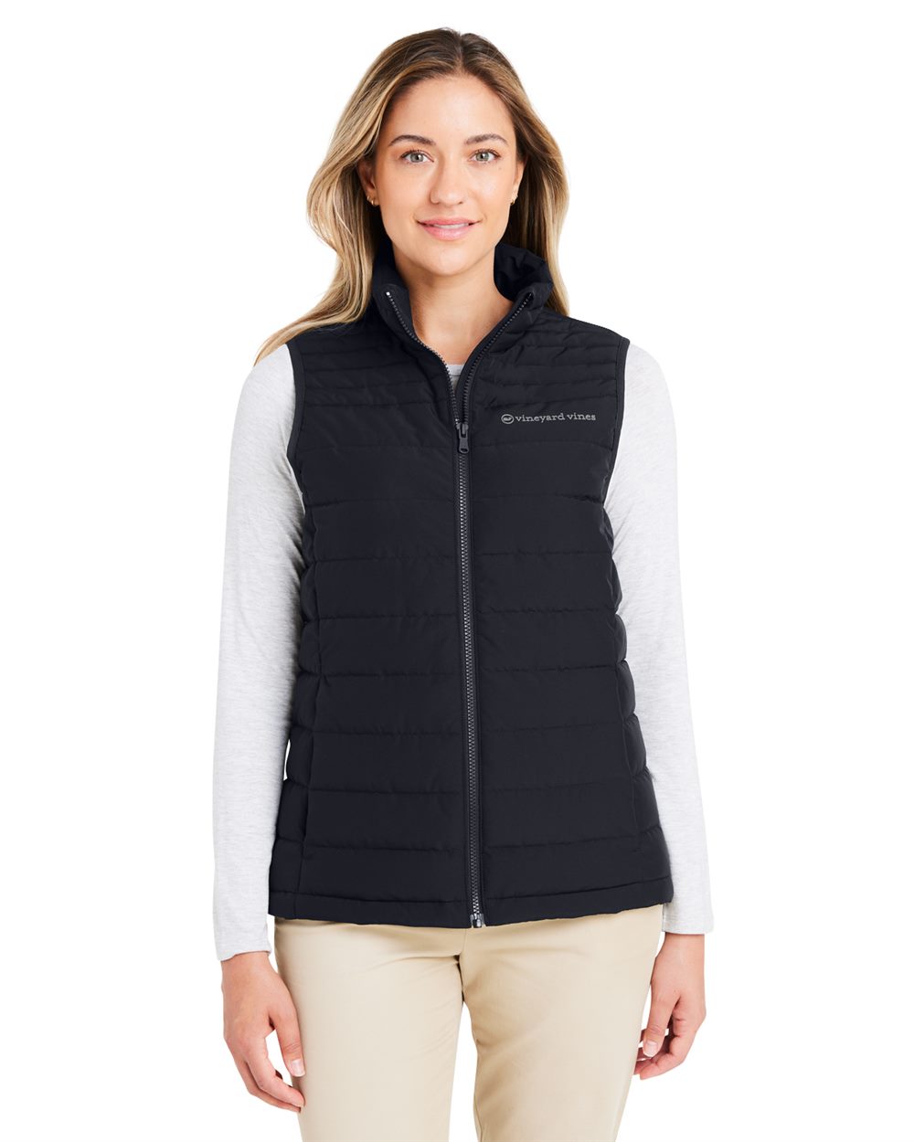 vineyard vines O001806-US vineyard vines O001806 - Women's Mountain Weekend Puffer Vest pour impression personnalisée à Montréal