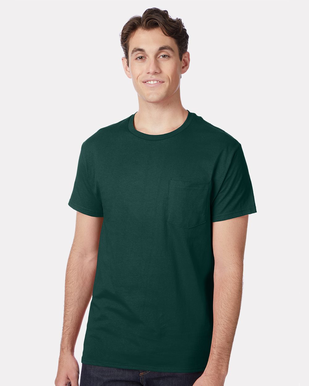Hanes 5590-US Hanes 5590 - Authentic Pocket T-Shirt pour impression personnalisée à Montréal