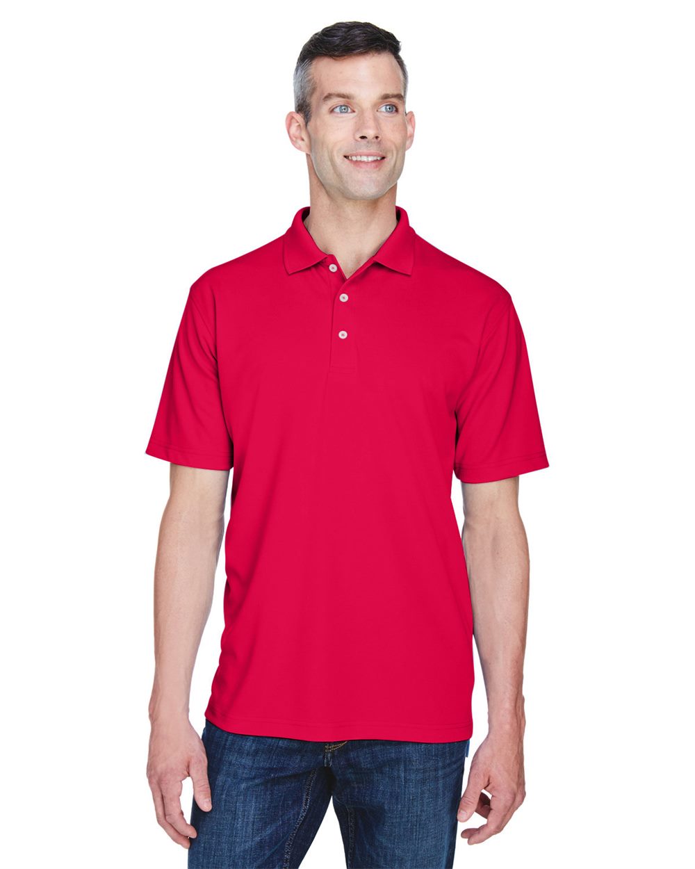 UltraClub 8445-US UltraClub 8445 - Men's Cool & Dry Stain-Release Performance Polo pour impression personnalisée à Montréal