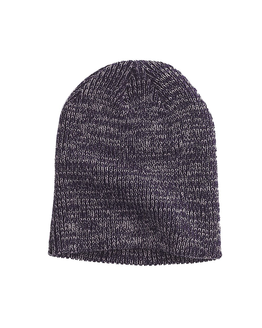 Big Accessories BA524-US Big Accessories BA524 - Ribbed Marled Beanie pour impression personnalisée à Montréal