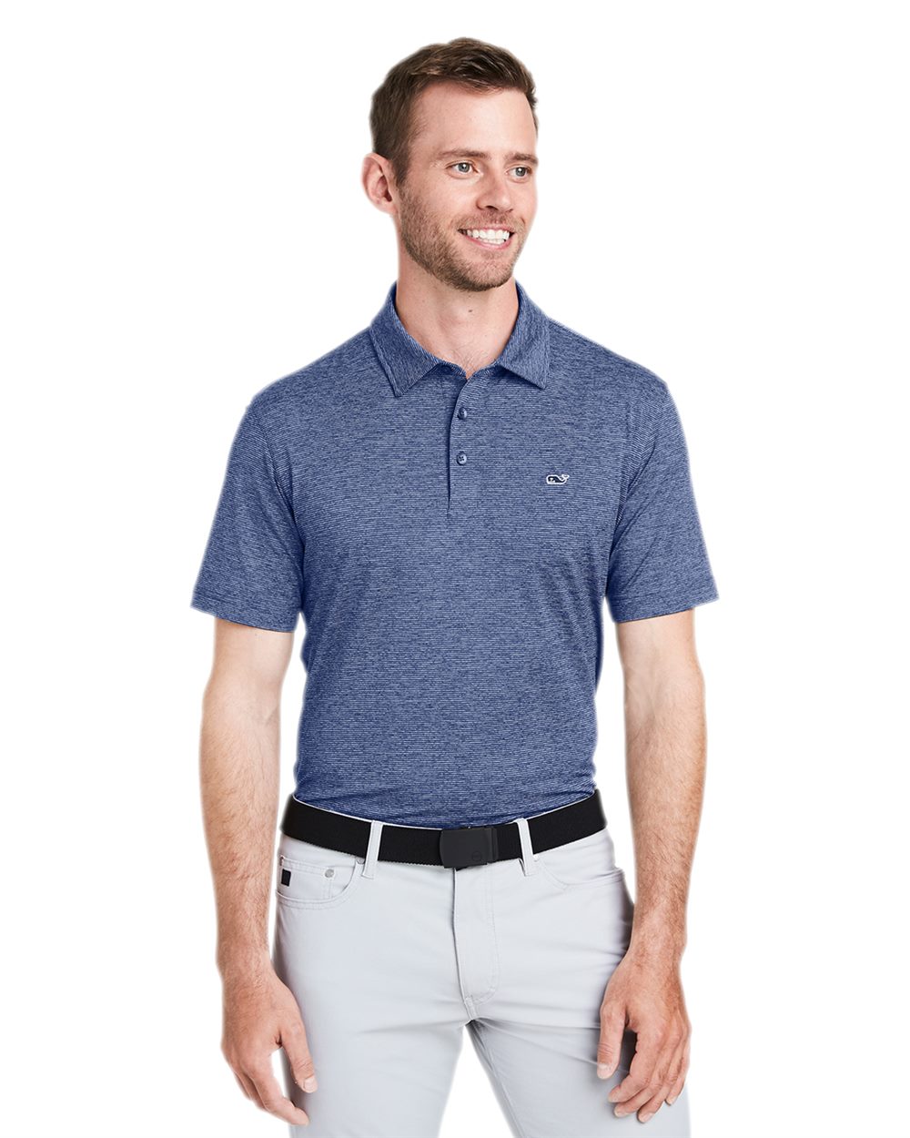 vineyard vines G011146-US vineyard vines G011146 - Men's Destin Stripe Sankaty Polo for custom printing in Montreal