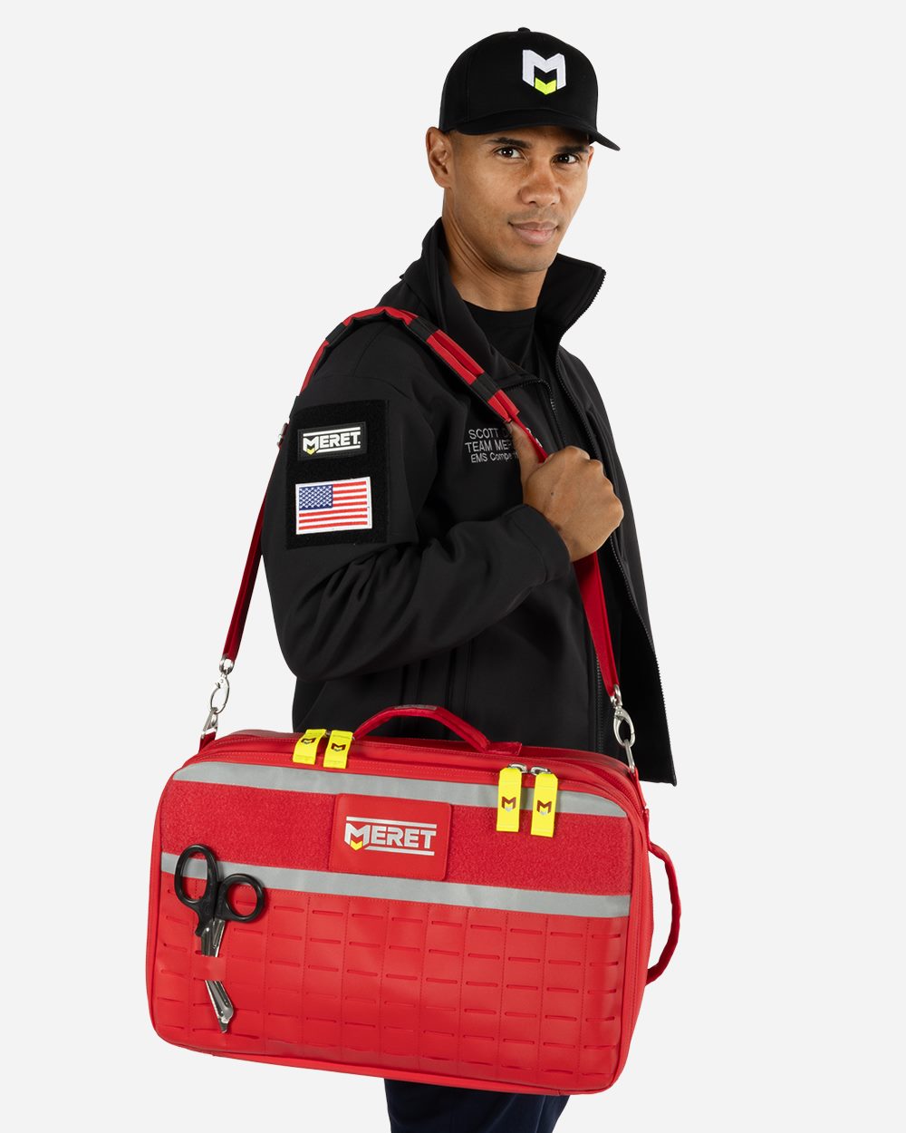 MERET M10101F-M-US MERET M10101F-M - Rapidâ„¢ PRO X Red Backpack Bag for custom printing in Montreal