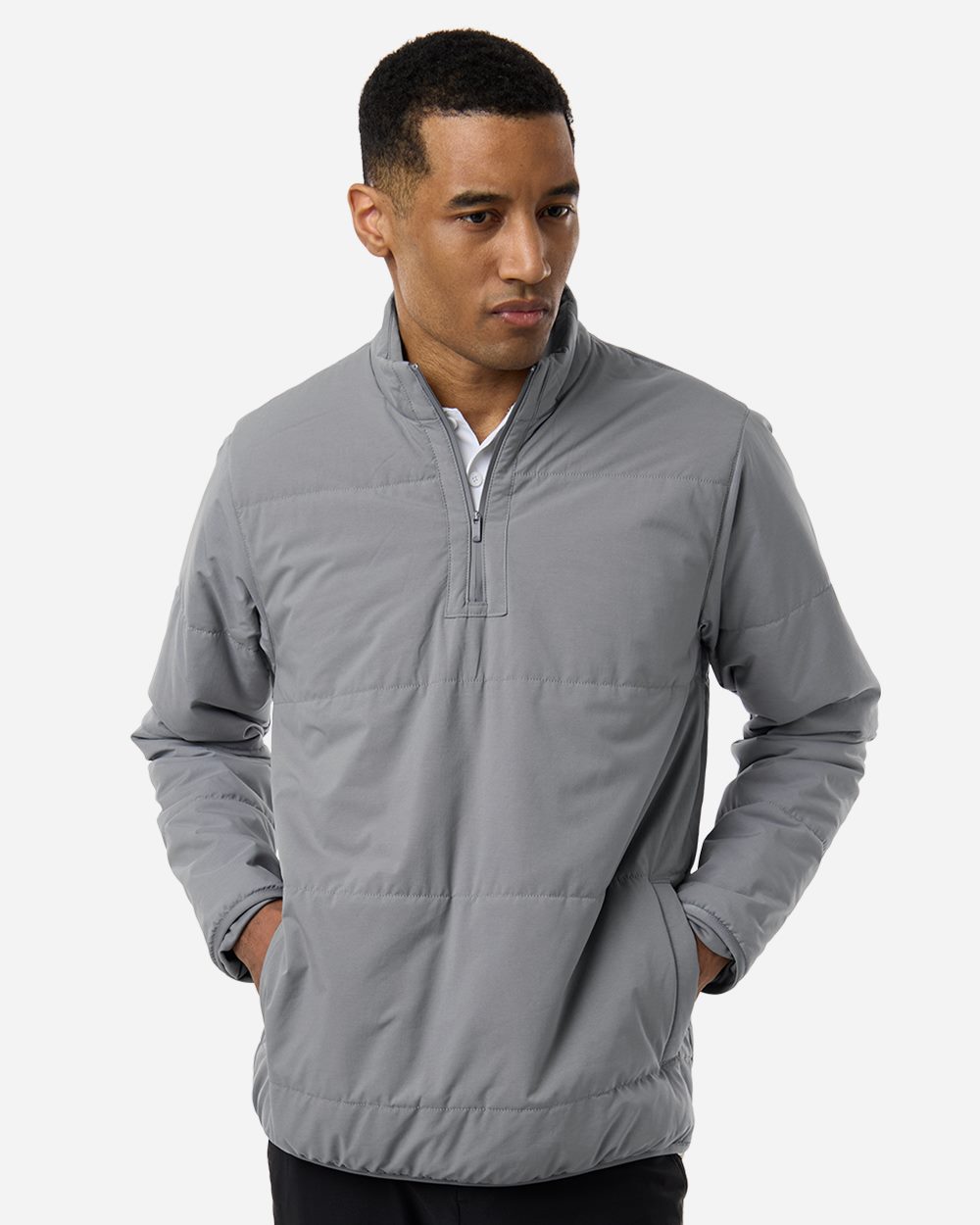 Adidas A2016-US Adidas A2016 - Men's Ultimate365 Arctic Quarter-Zip Jacket pour impression personnalisée à Montréal