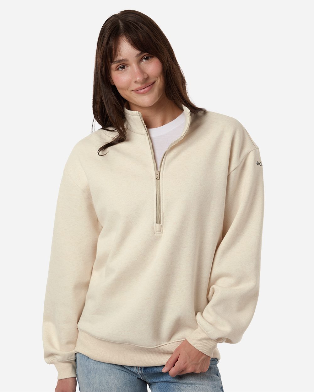 Columbia 216515-US Columbia 216515 - Women's Aldermore Half-Zip Pullover for custom printing in Montreal