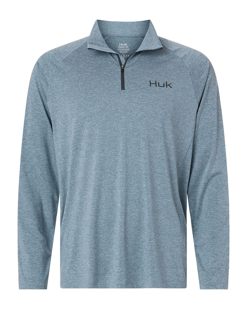 HUK H1200715-US HUK H1200715 - Men's Airweight Heather Quarter-Zip Pullover for custom printing in Montreal