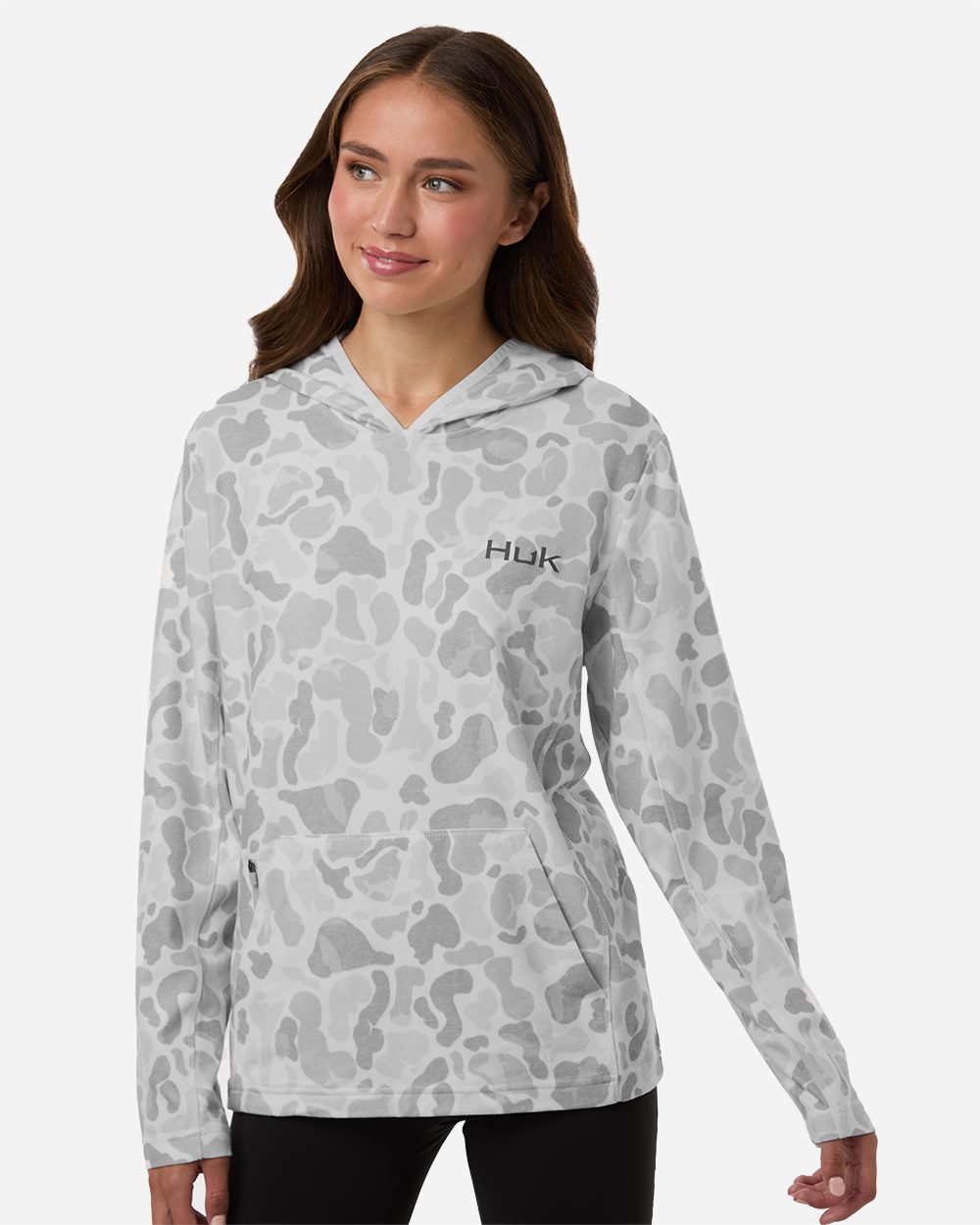 HUK H6130037-US HUK H6130037 - Women's Coldfront+ KC Print Hooded Sweatshirt for custom printing in Montreal