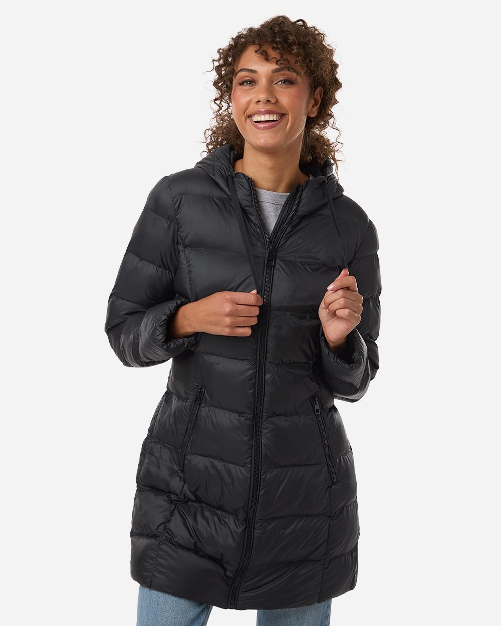 Weatherproof W26720-US Weatherproof W26720 - Women's Poly-filled 3/4 Length Coat for custom printing in Montreal