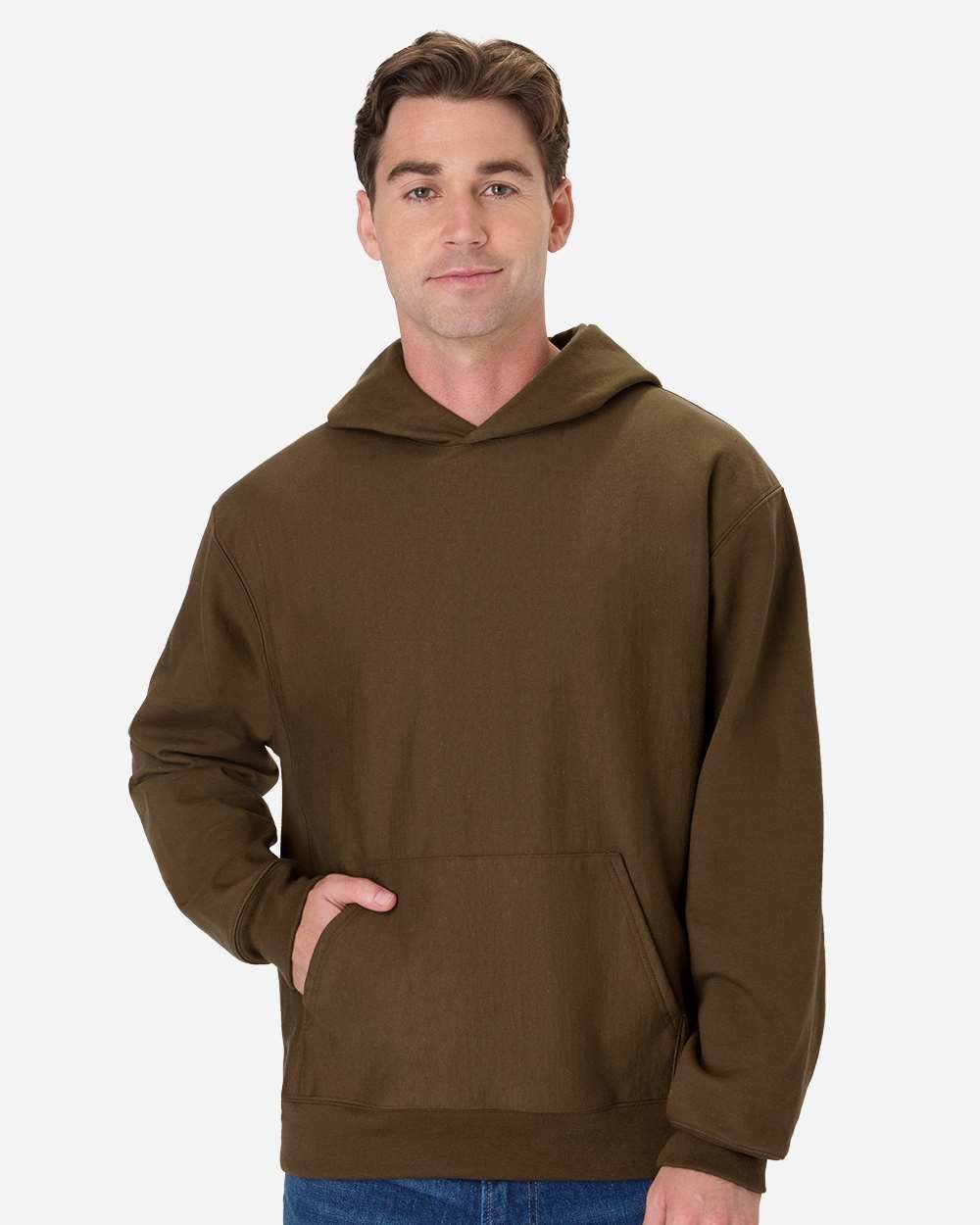 Hanes OG700-US Hanes OG700 - Unisex Beefy® Sweats Premium Heavyweight Hooded Sweatshirt for custom printing in Montreal