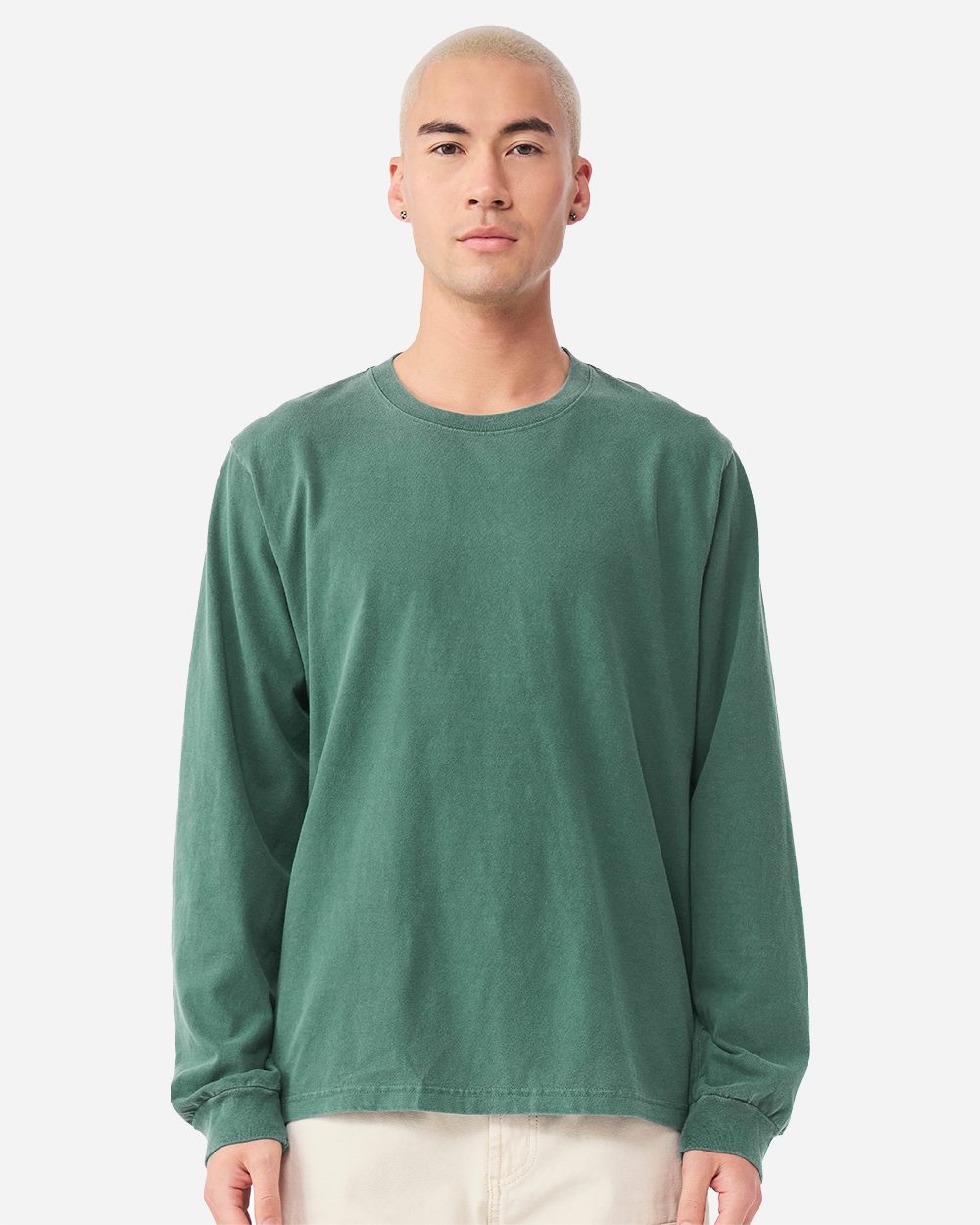 BELLA + CANVAS 4851GD-US BELLA + CANVAS 4851GD - Unisex Heavyweight Garment-Dyed Long Sleeve Tee for custom printing in Montreal