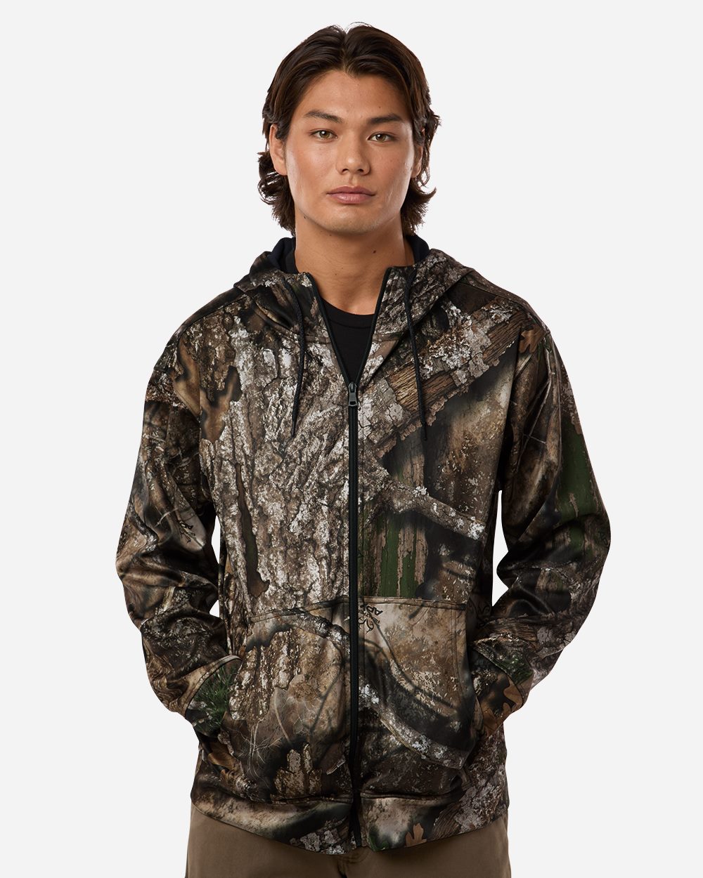RealTree RT5201-US RealTree RT5201 - Unisex Realtree® Performance Full-Zip Hooded Sweatshirt for custom printing in Montreal