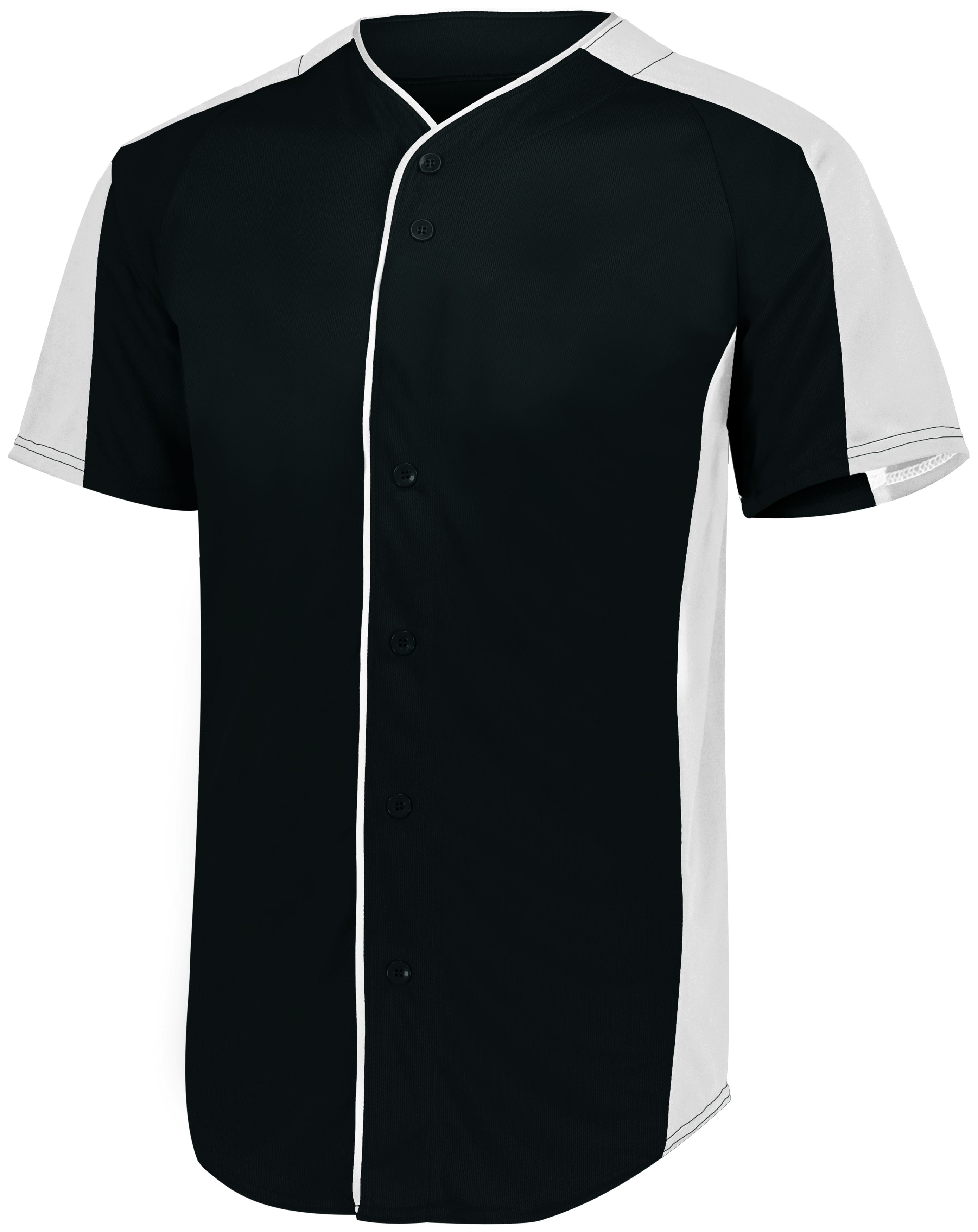 Augusta 1655 Augusta 1655 - Full-Button Baseball Jersey for custom printing in Montreal