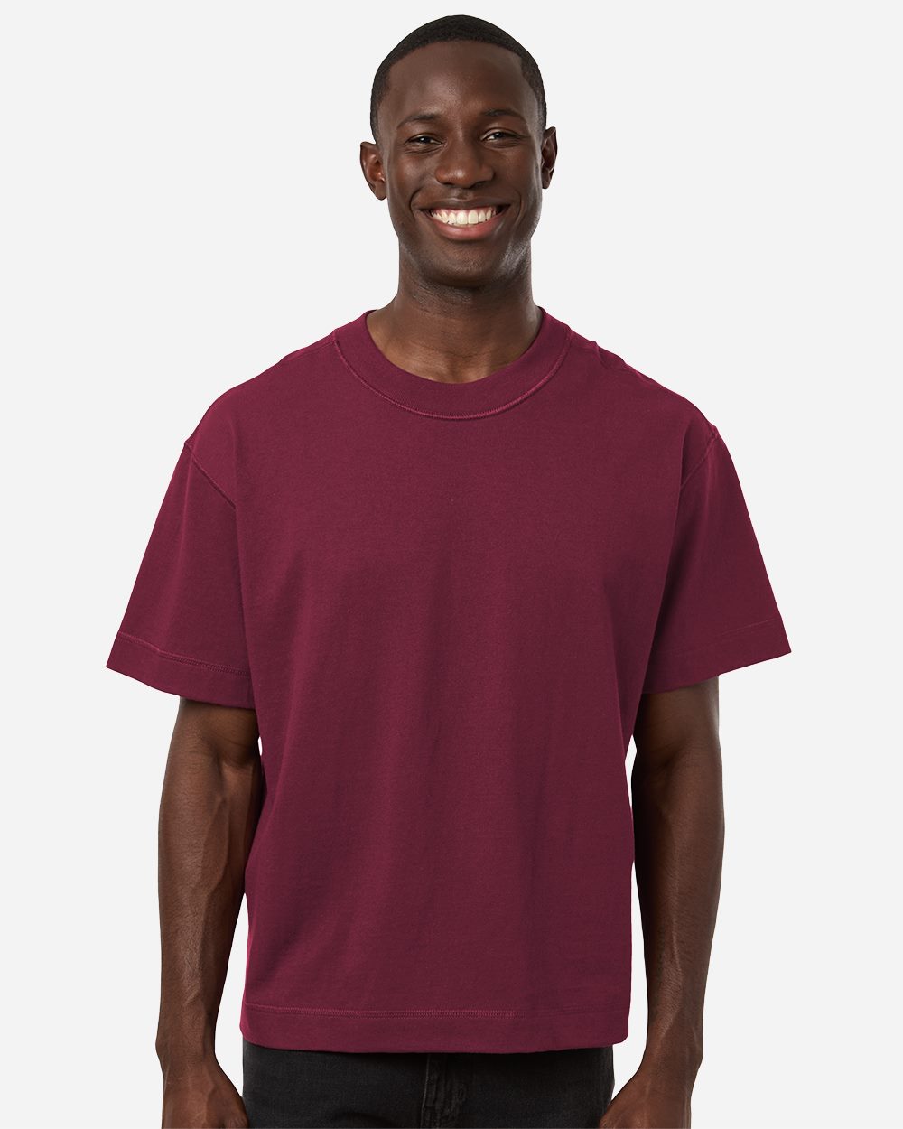 American Apparel 13ML0-US American Apparel 13ML0 - Unisex Heavyweight Cotton Mid-Length Tee for custom printing in Montreal