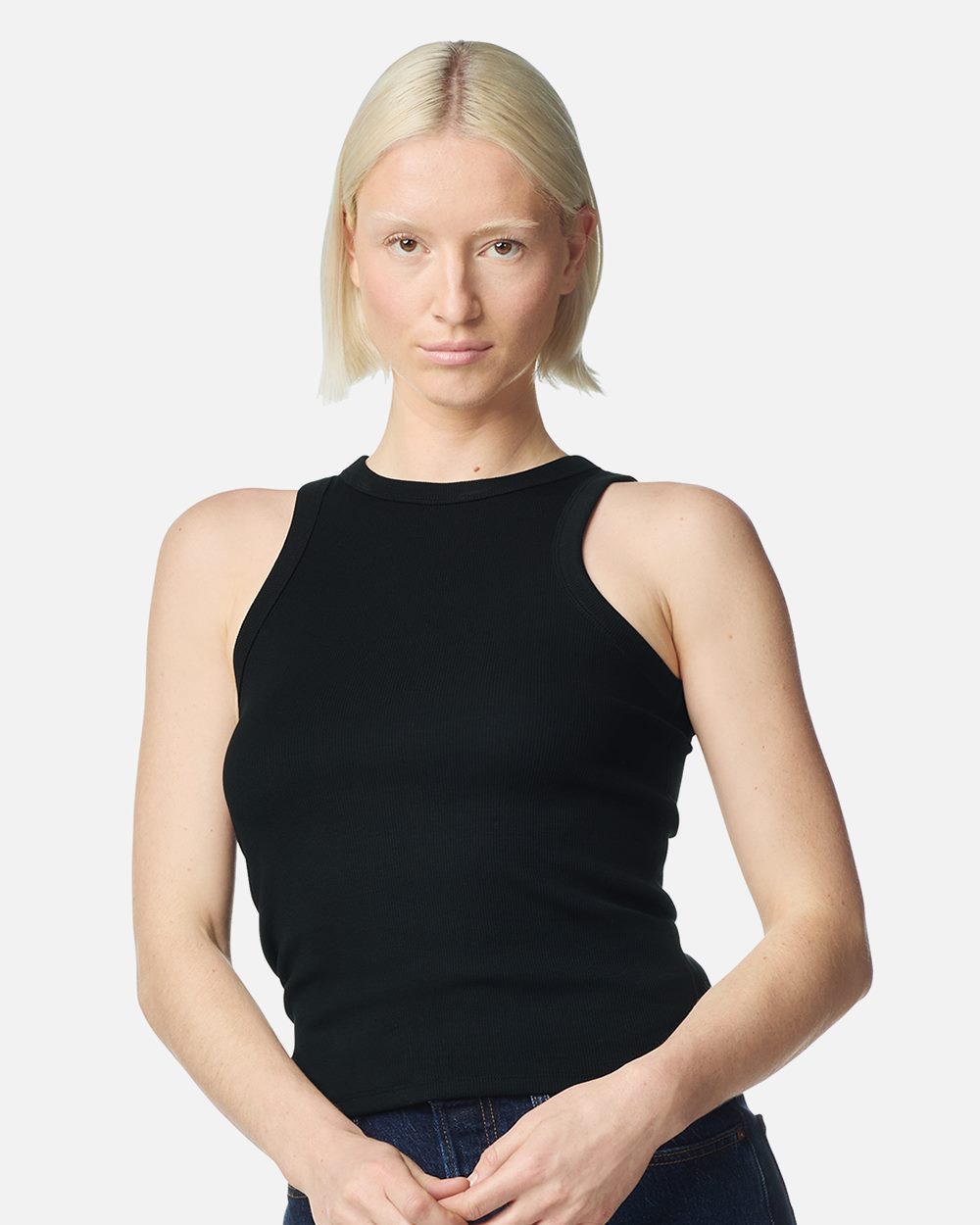 American Apparel BR2101-US American Apparel BR2101 - Women's Baby Rib Tank for custom printing in Montreal