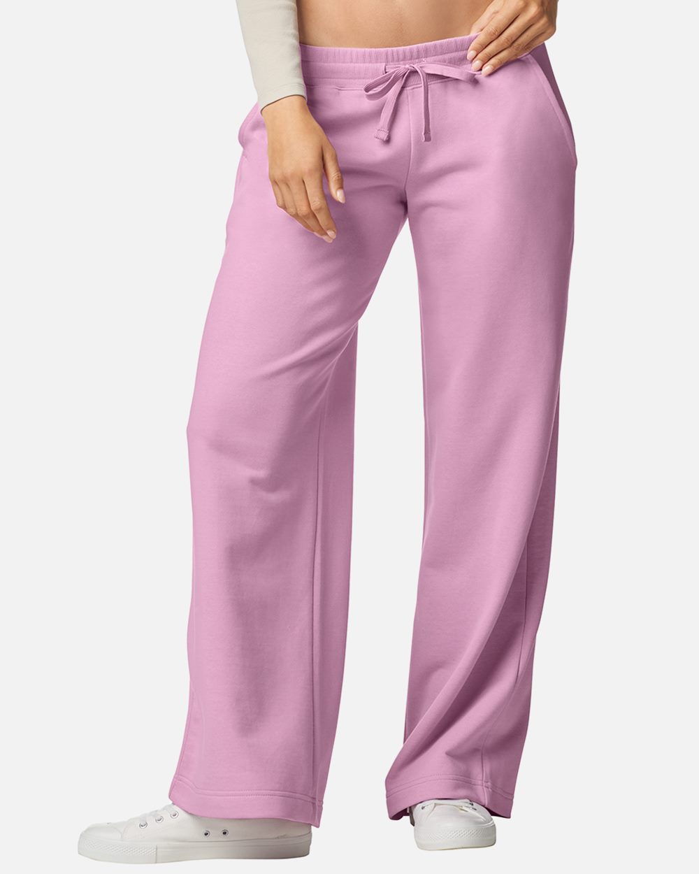 American Apparel FTP00-US American Apparel FTP00 - Women's French Terry Wide Leg Pants for custom printing in Montreal