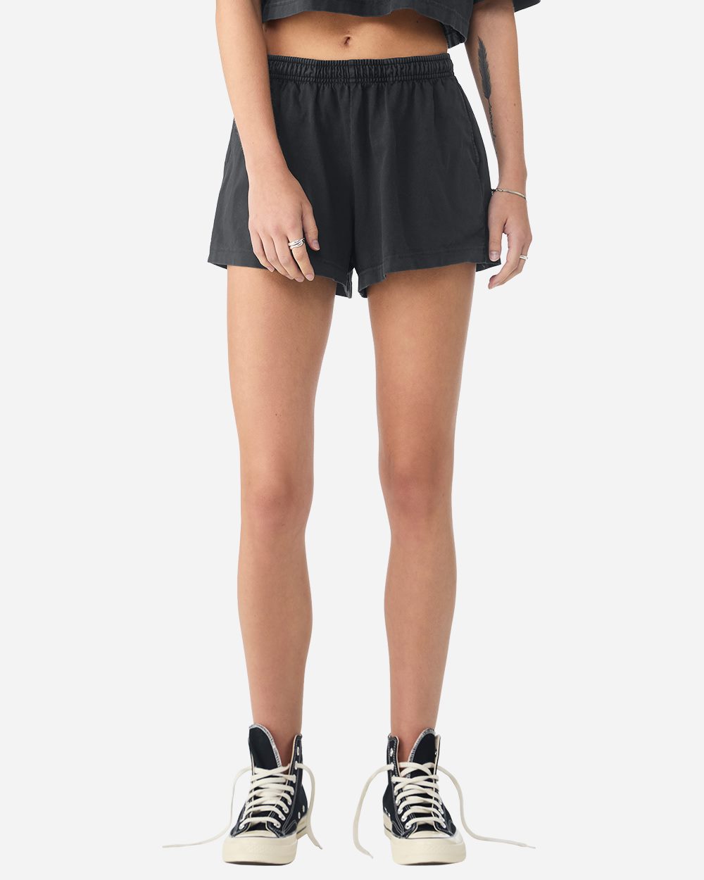 BELLA + CANVAS 6824GD-US BELLA + CANVAS 6824GD - Women's Garment-Dyed Shorts for custom printing in Montreal