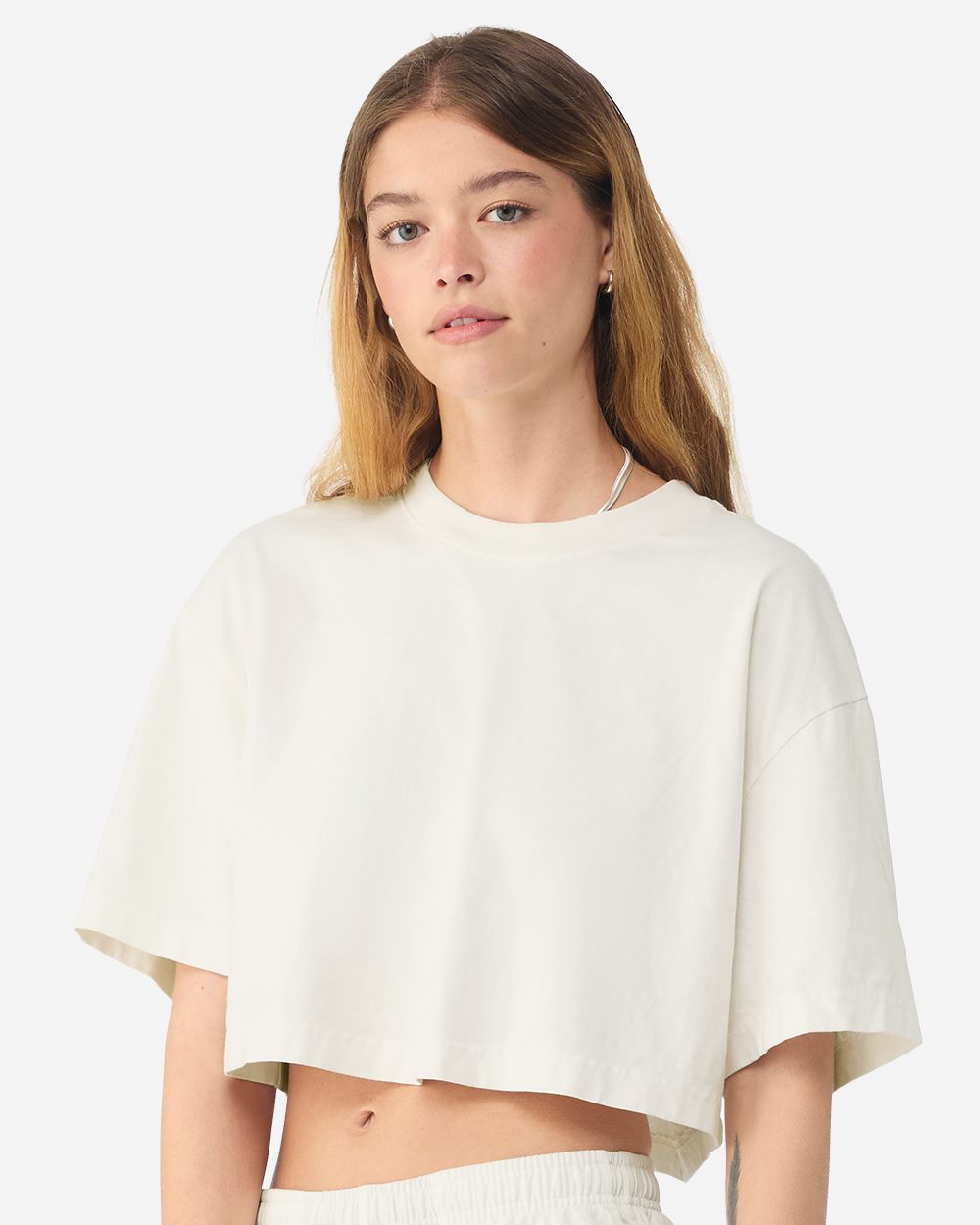 BELLA + CANVAS 6882GD-US BELLA + CANVAS 6882GD - Women's Garment-Dyed Cropped Tee for custom printing in Montreal