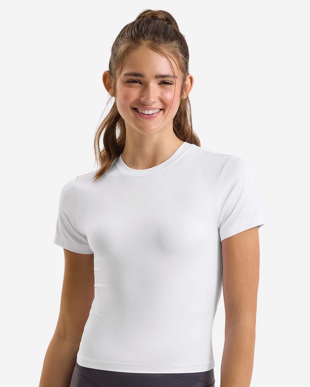 TriDri TD653-US TriDri TD653 - Women's Luxe Fitted Tee for custom printing in Montreal
