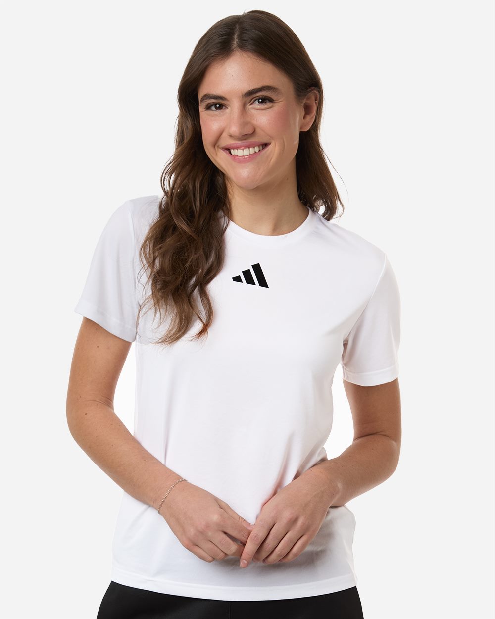 Adidas AT102-US Adidas AT102 - Women's Pregame T-Shirt for custom printing in Montreal