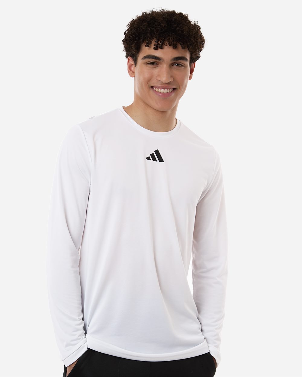 Adidas AT104-US Adidas AT104 - Men's Pregame Long Sleeve T-Shirt pour impression personnalisée à Montréal