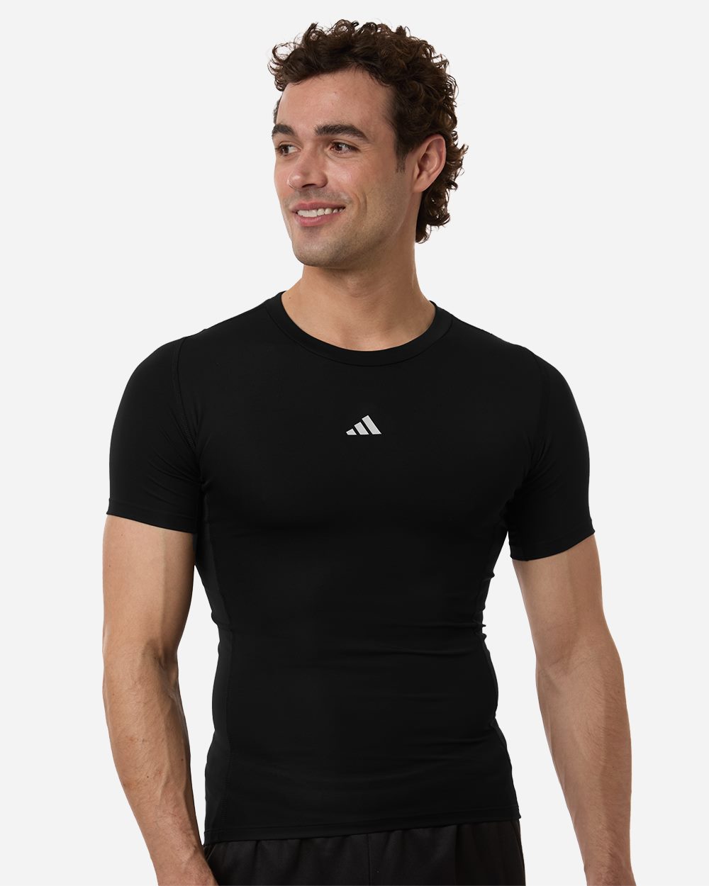 Adidas AT130-US Adidas AT130 - Men's Techfit Compression T-Shirt pour impression personnalisée à Montréal