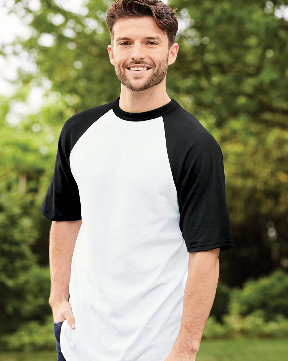 Augusta Sportswear 423-US Augusta Sportswear 423 - Unisex Raglan Baseball Jersey for custom printing in Montreal