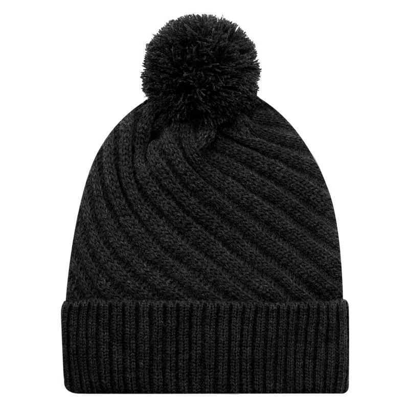 AJM International 1E133L AJM International 1E133L - Acrylic / Polyester Satin, Cuff Toque (Pom Pom 8cm, Women's) for custom printing in Montreal