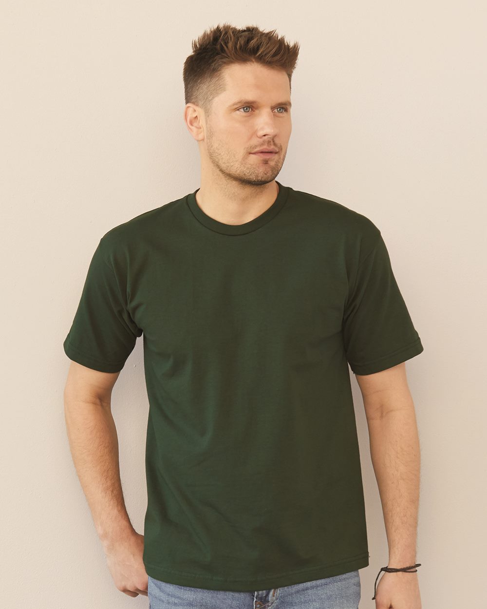 Bayside 5040-US-1 Bayside 5040 - Unisex USA-Made Midweight T-Shirt pour impression personnalisée à Montréal