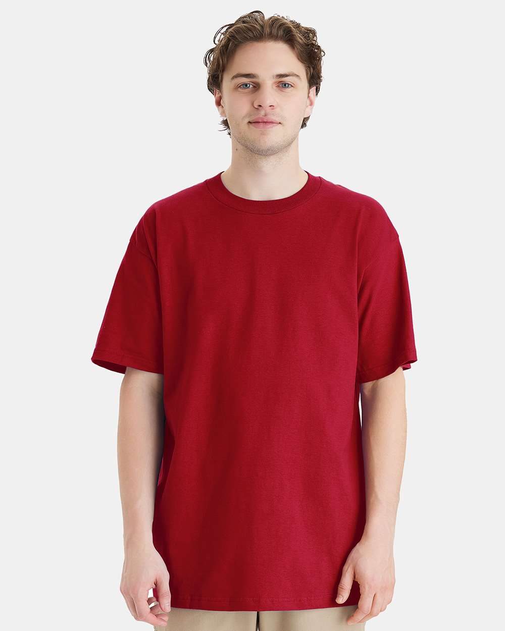 Hanes 518T-US Hanes 518T - Beefy-T® Tall T-Shirt for custom printing in Montreal