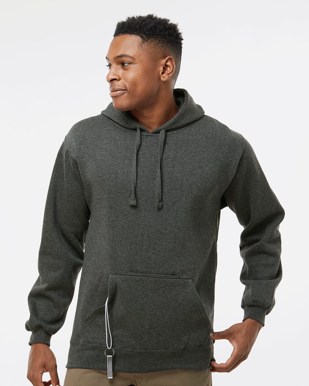 J. America 8815-US-1 J. America 8815 - Men's Tailgate Hooded Sweatshirt pour impression personnalisée à Montréal