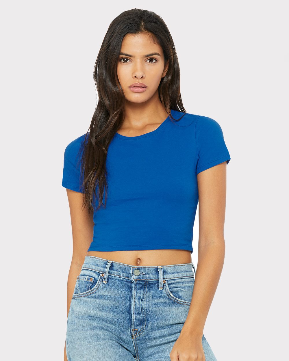 BELLA + CANVAS 6681-US BELLA + CANVAS 6681 - Women’s Crop Tee for custom printing in Montreal