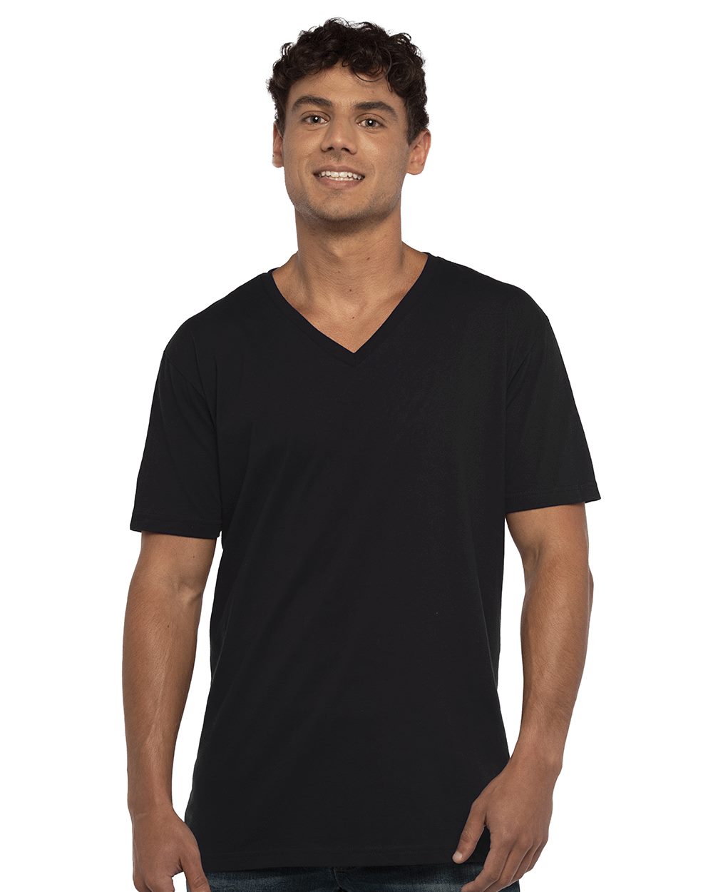 Next Level 3200-US-1 Next Level 3200 - Unisex Cotton V-Neck T-Shirt for custom printing in Montreal